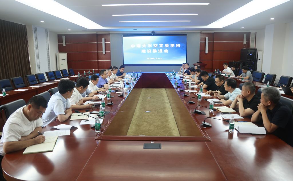 中南大学召开交叉类学科建设推进会