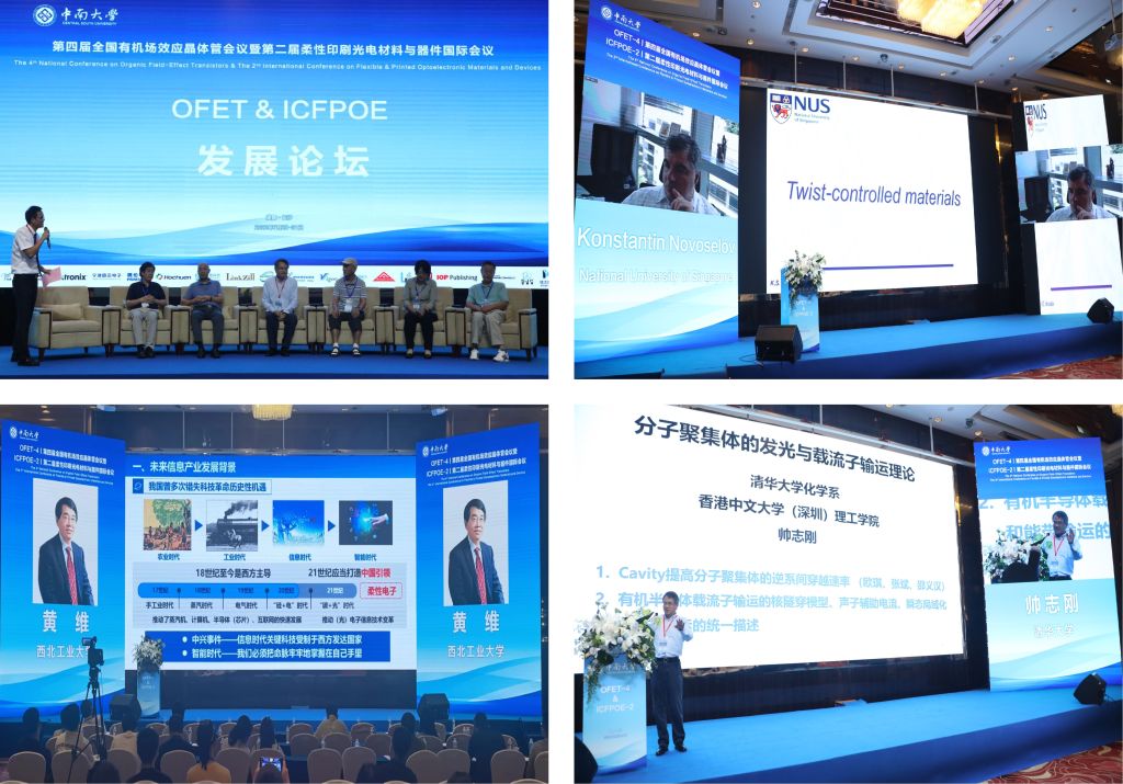 中南大学举办全国有机场效应晶体管会议暨柔性印刷光电材料与器件国际会议